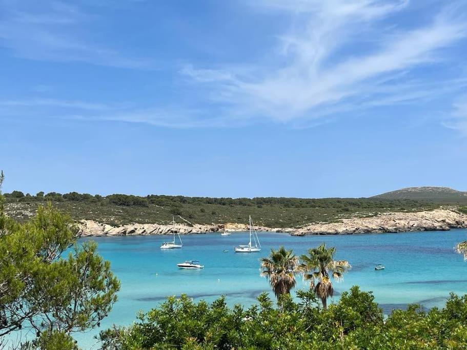Precioso Apartamento En Primera Linea De Mar Son Parc Bagian luar foto