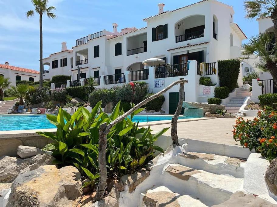 Precioso Apartamento En Primera Linea De Mar Son Parc Bagian luar foto